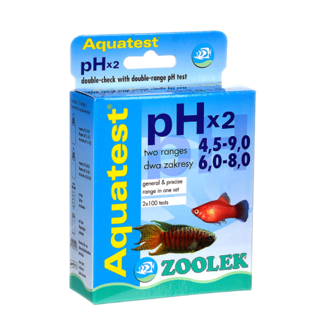 ZOOLEK AQUATEST pH 2x 4.5-9 6-8 2x100 pomiarów